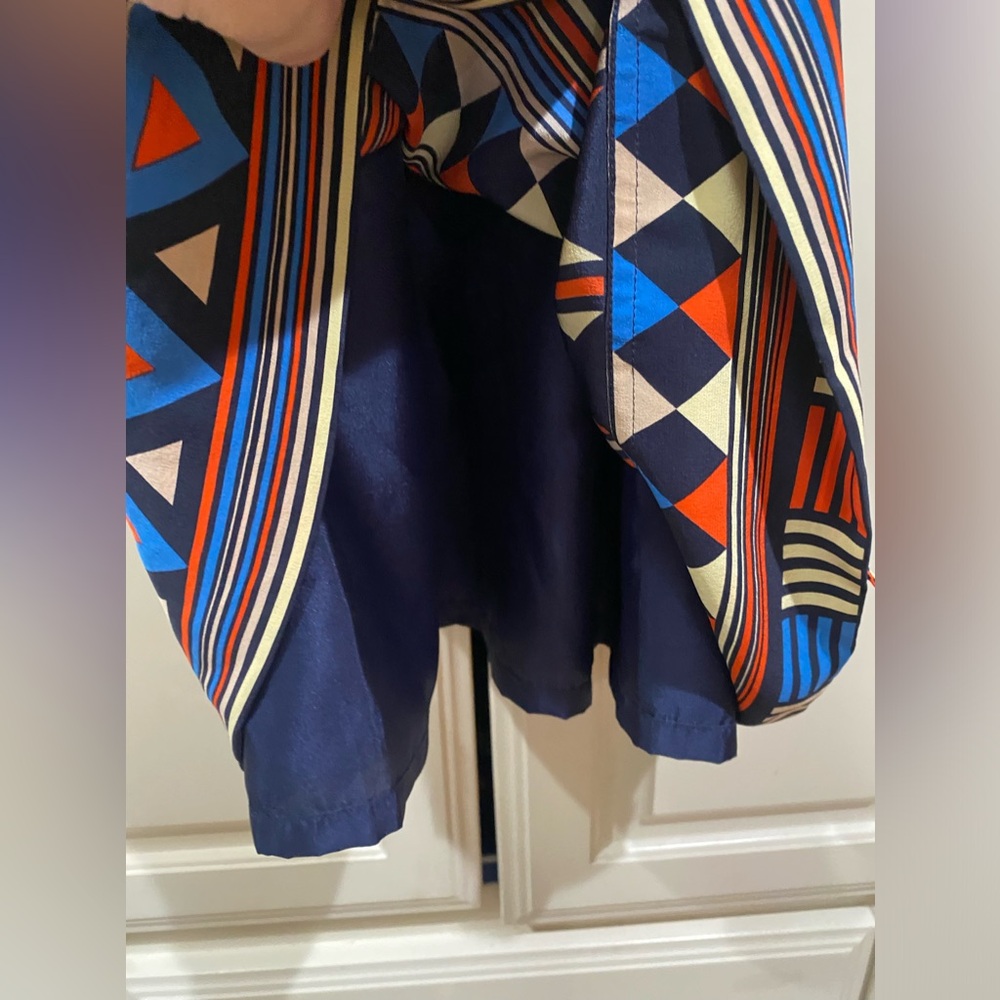 Marc by Marc Jacobs gorgeous blue, red and white silk dress - Picture 5 of 13